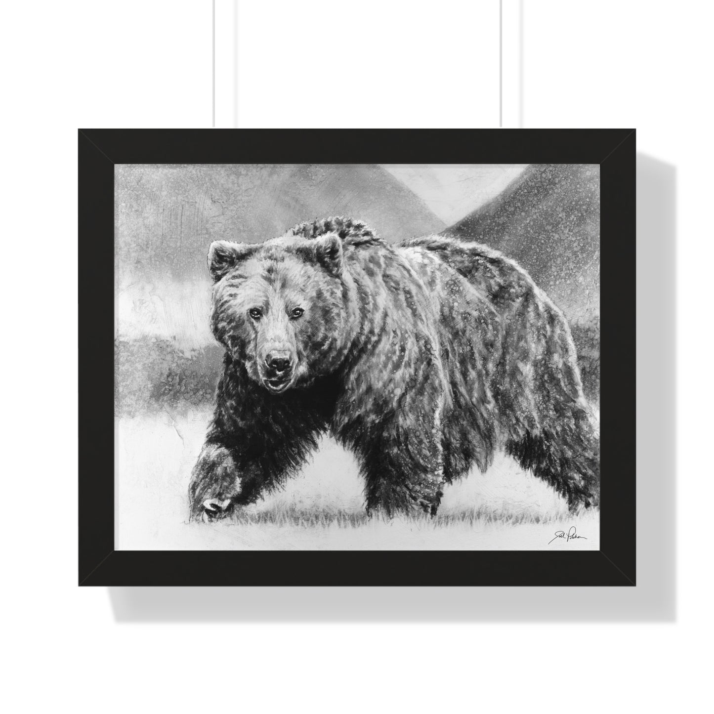 "Grizzly II" Framed Paper Print