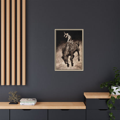 "Giddy Up" Framed Canvas