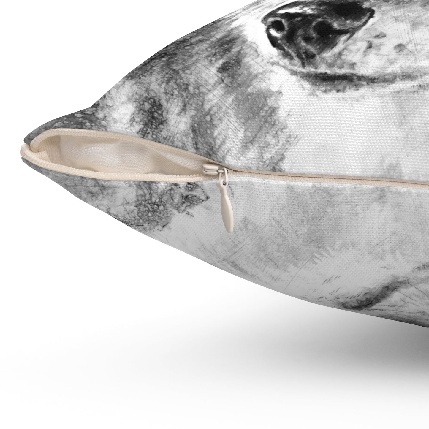 "Coyote II" Square Pillow.