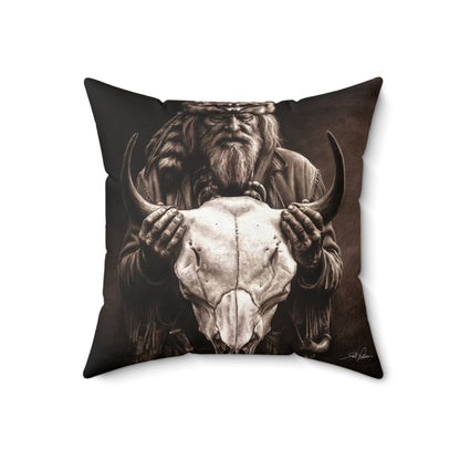 "Legends of the West" Square Pillow.