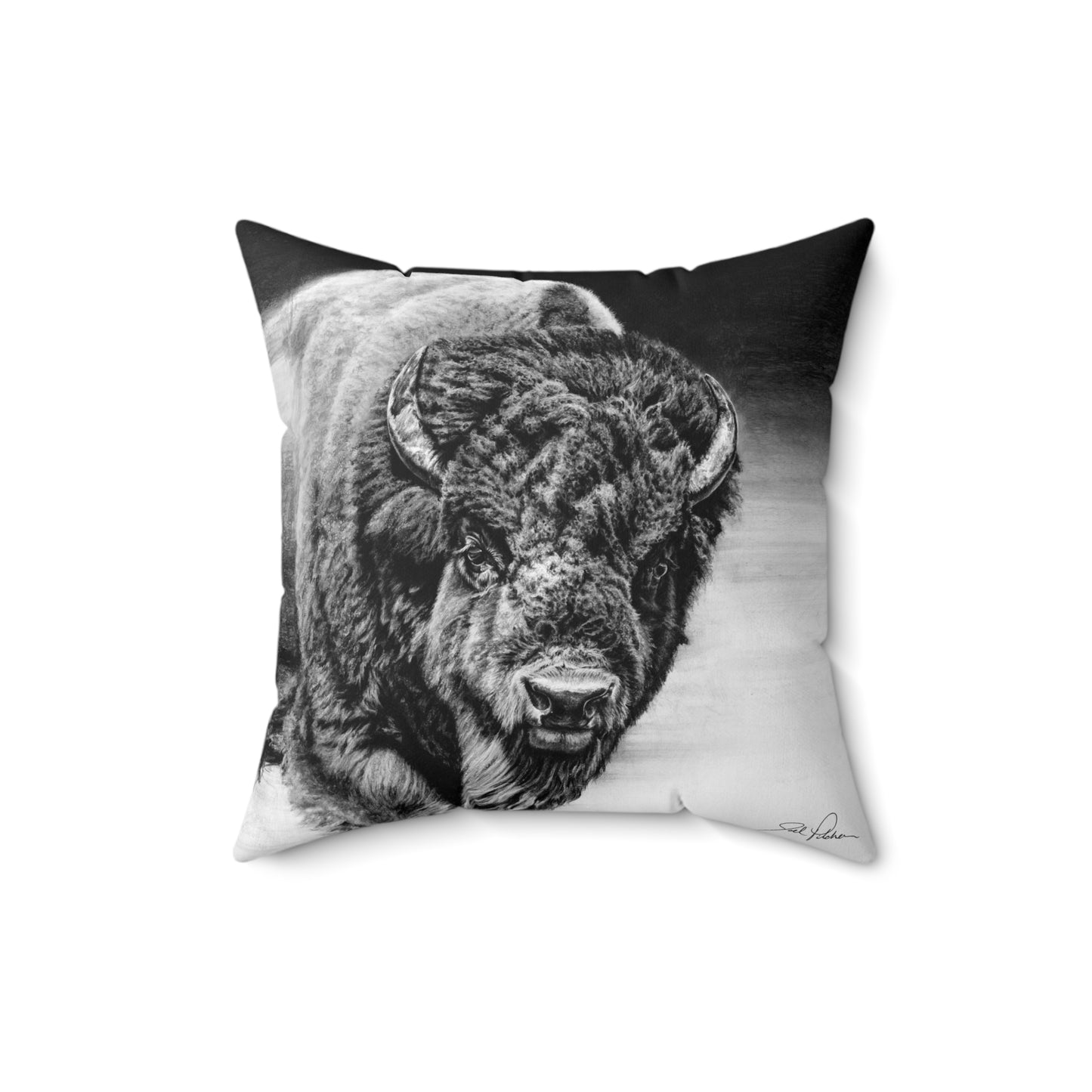 "Heavyweight Champ" Square Pillow.