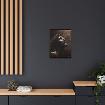 "With His Stripes We Are Healed" Framed Canvas