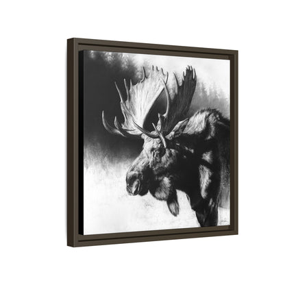 "Formida-bull" Framed Canvas
