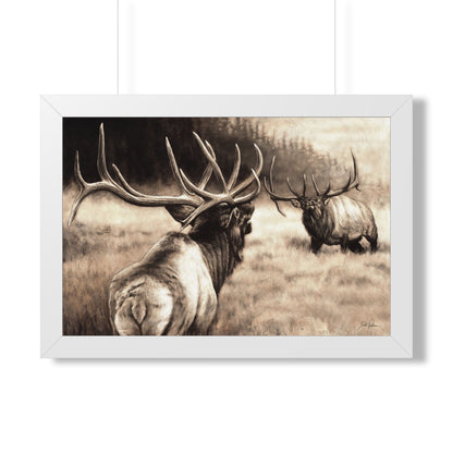 "Ready to Rumble" Framed Paper Print
