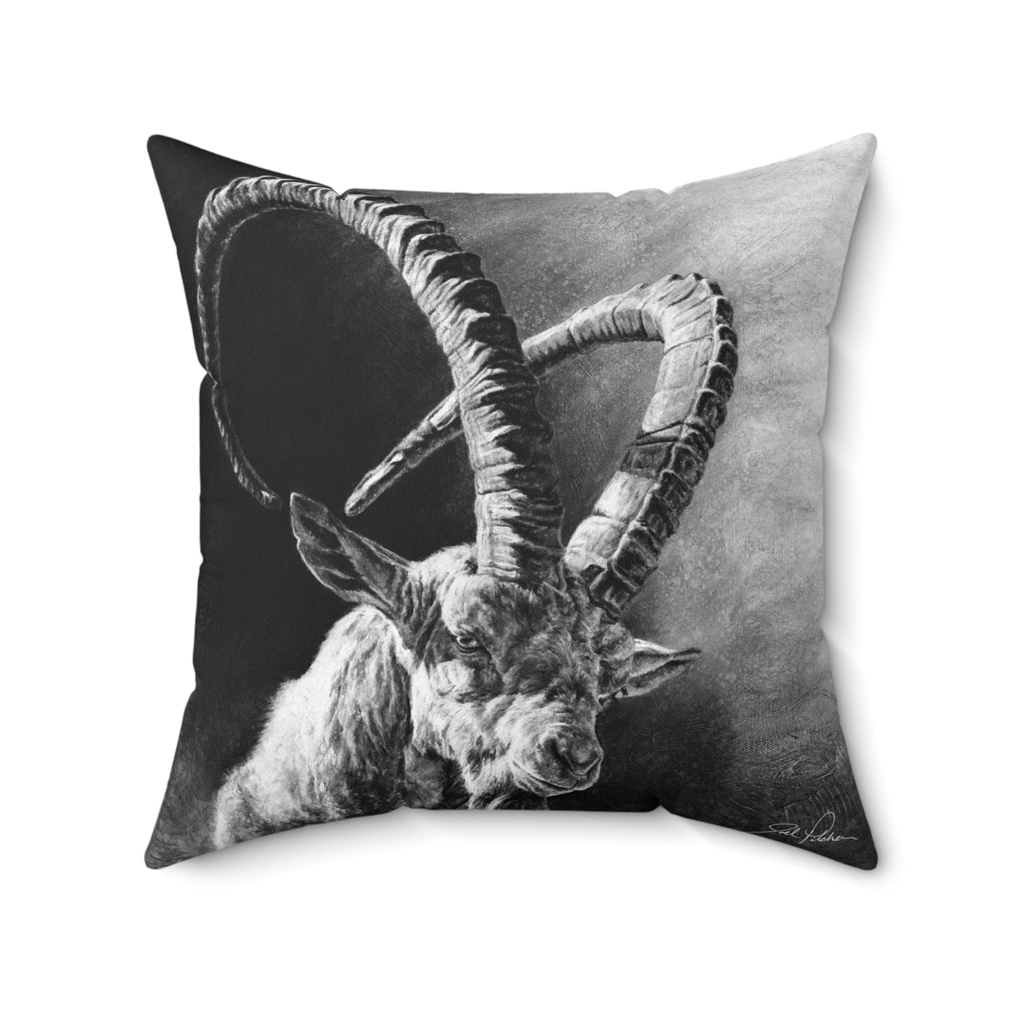 "Ibex" Square Pillow.