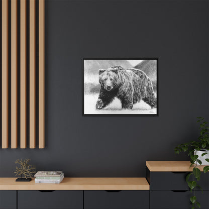Grizzly II" Framed Canvas