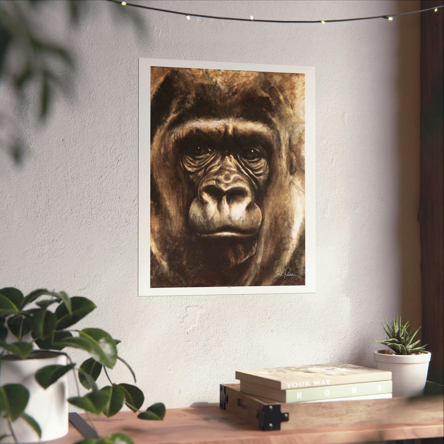 "Gorilla" Premium Matte Paper Print