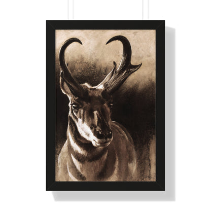 "Pronghorn" Framed Paper Print.