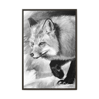"Fox" Framed Canvas