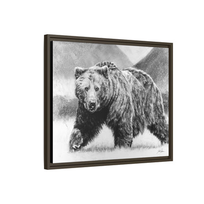 Grizzly II" Framed Canvas