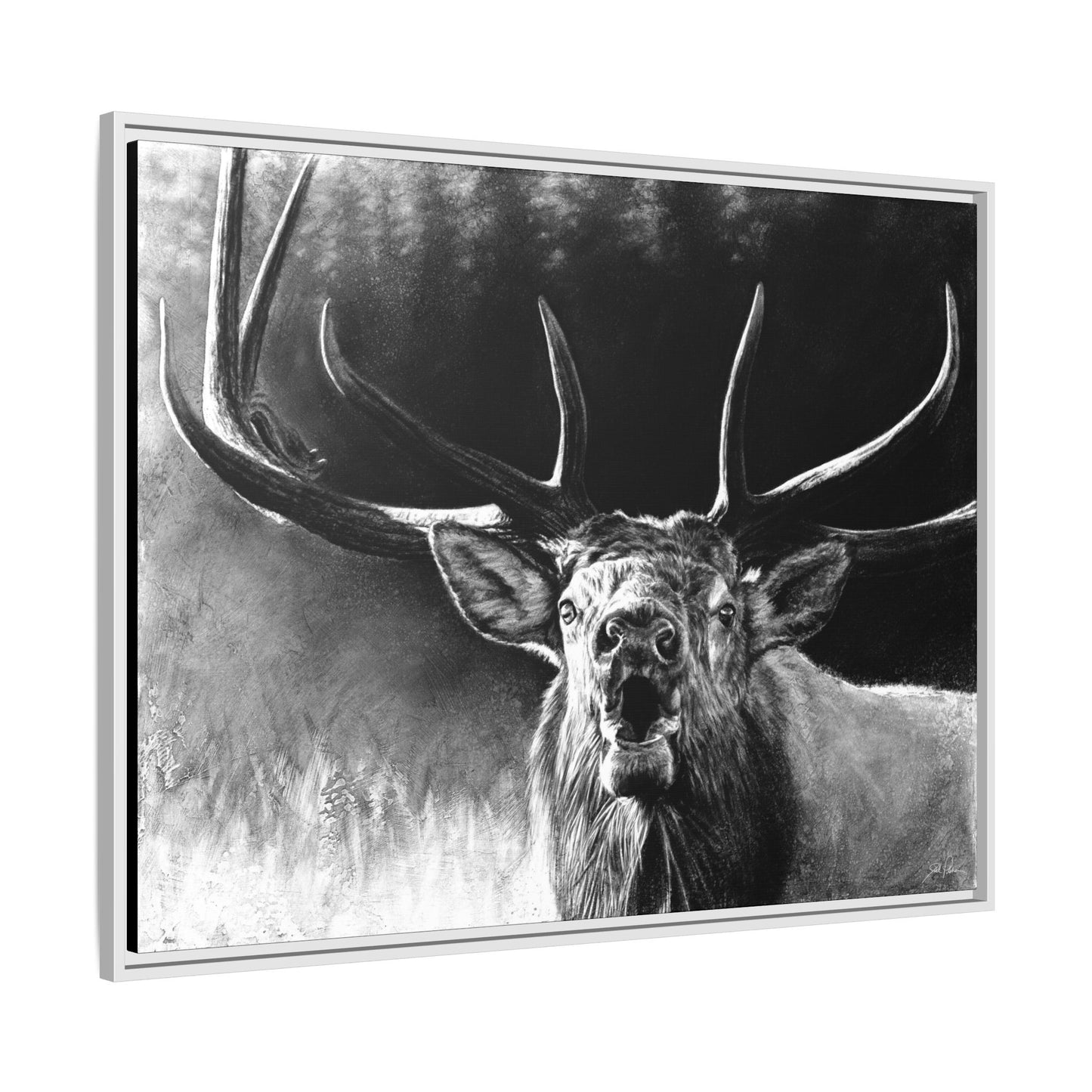 "Battle Cry" Framed Canvas