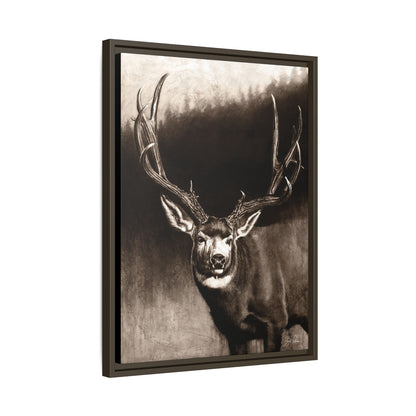 "Muley" Framed Canvas