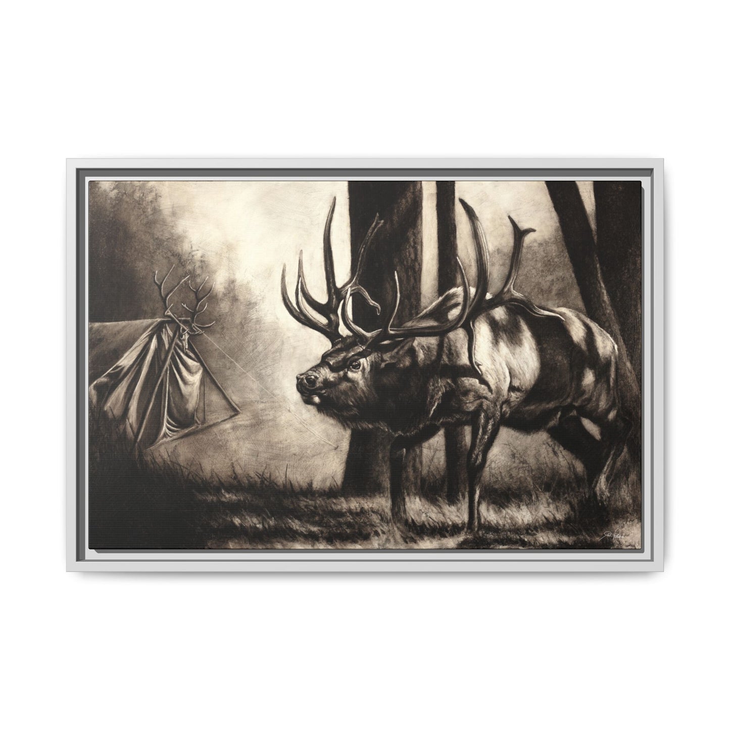 "Family Ties" Framed Canvas