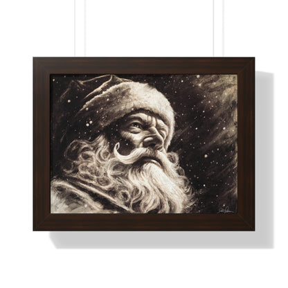 "Kris Kringle" Framed Paper Print