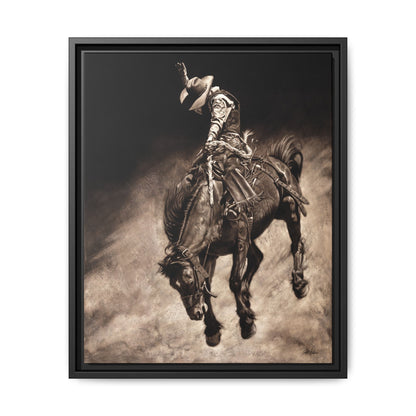 "Giddy Up" Framed Canvas