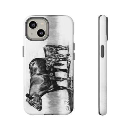 "Mama Cow & Calf" Smart Phone Tough Case