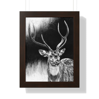 "Axis Buck" Framed Paper Print