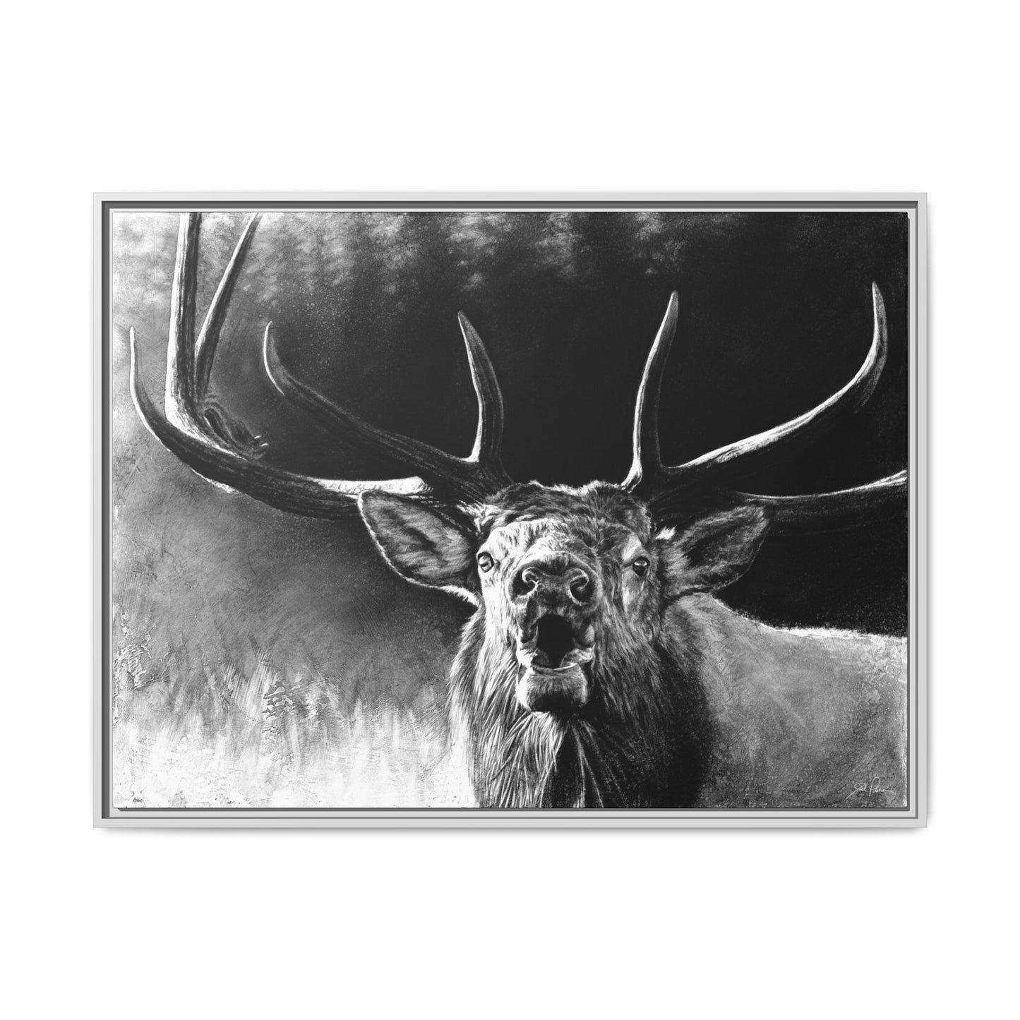 "Battle Cry" Framed Canvas