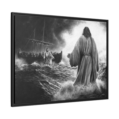"Be Not Afraid" Framed Canvas