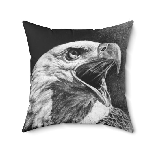 "Bald Eagle" Square Pillow.