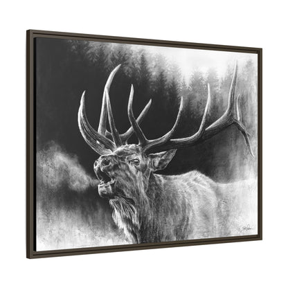 "Bugle Boy" Framed Canvas