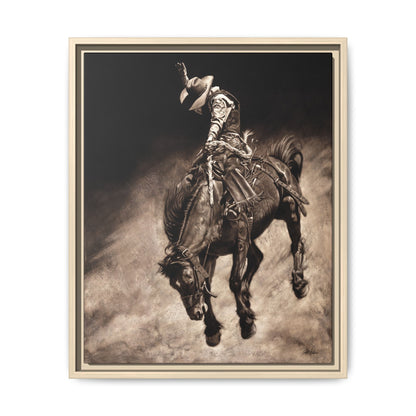 "Giddy Up" Framed Canvas