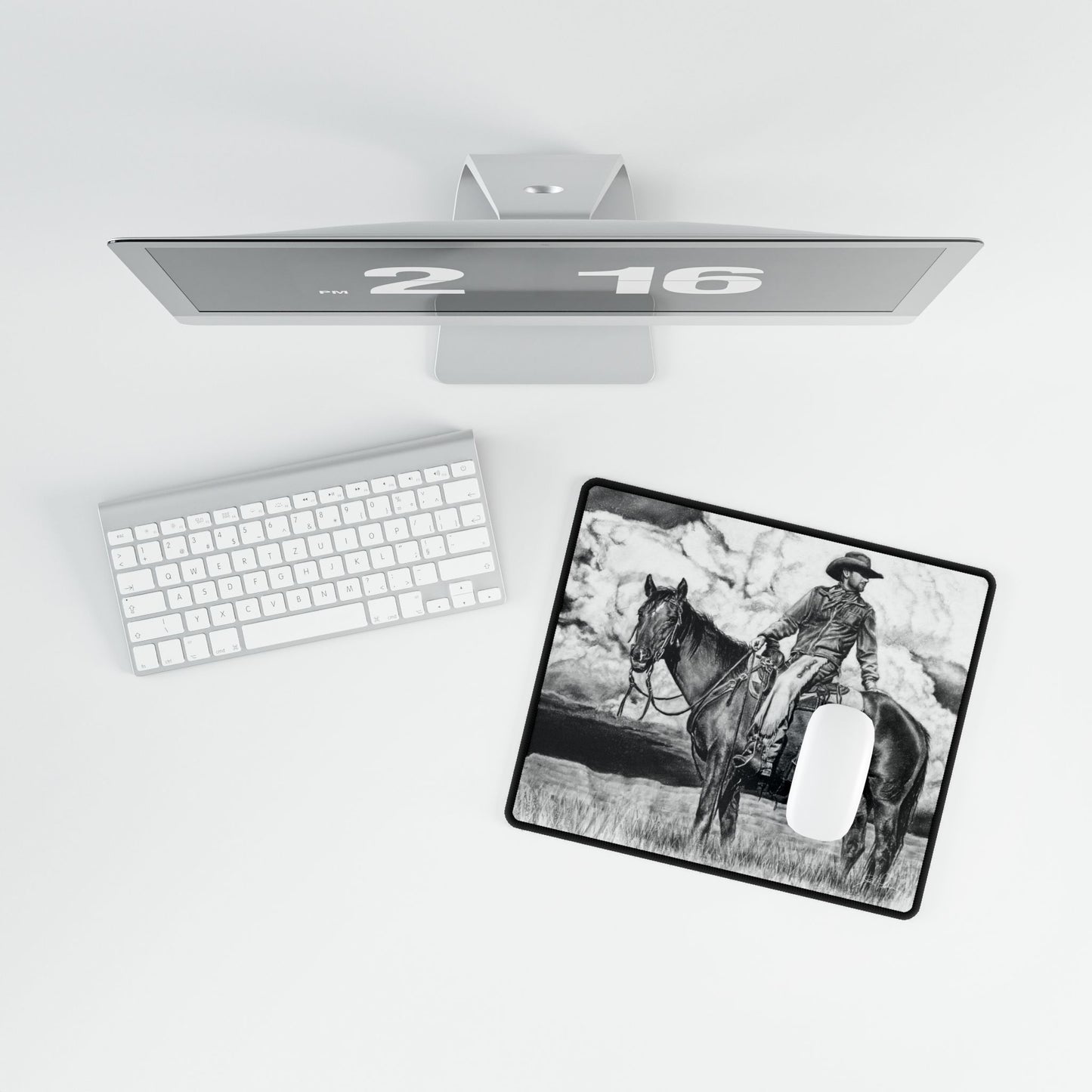 "Looking Back on the Path" Mouse Pad