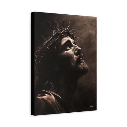 "With His Stripes We Are Healed" Stretched Canvas