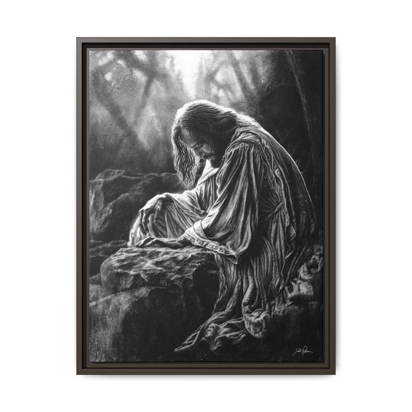 "Gethsemane" Framed Canvas