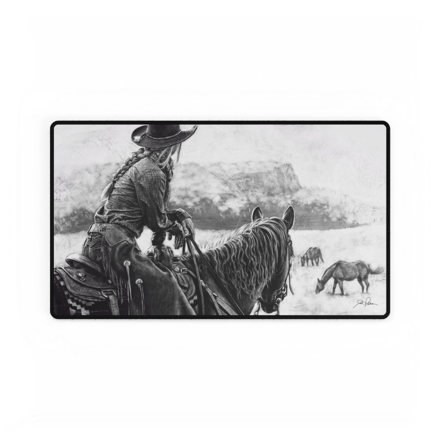 "Bridles and Braids" Mouse Pad