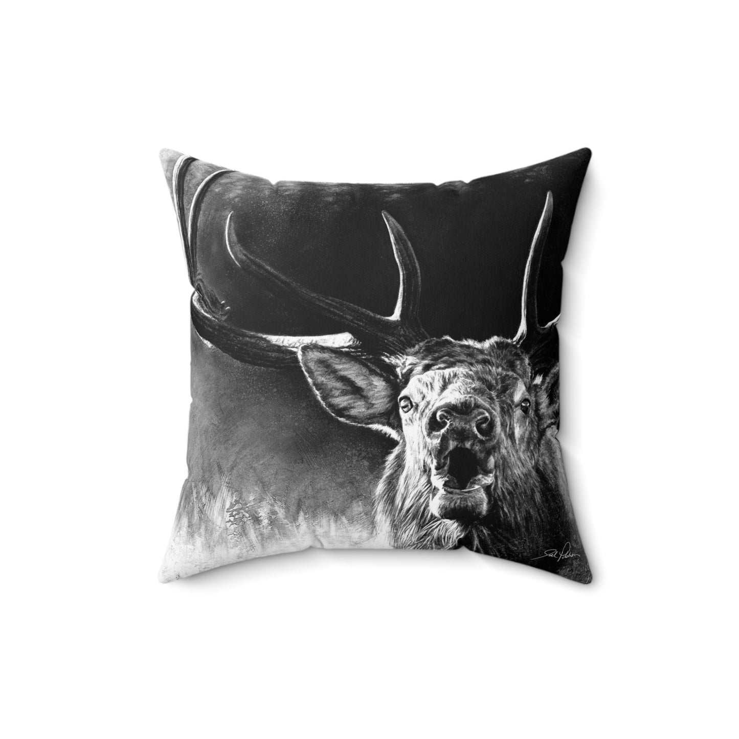 "Battle Cry" Square Pillow.