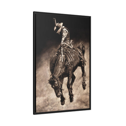 "Giddy Up" Framed Canvas
