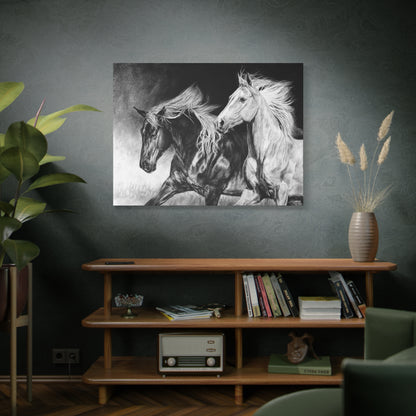 "Dynamic Duo" Stretched Canvas