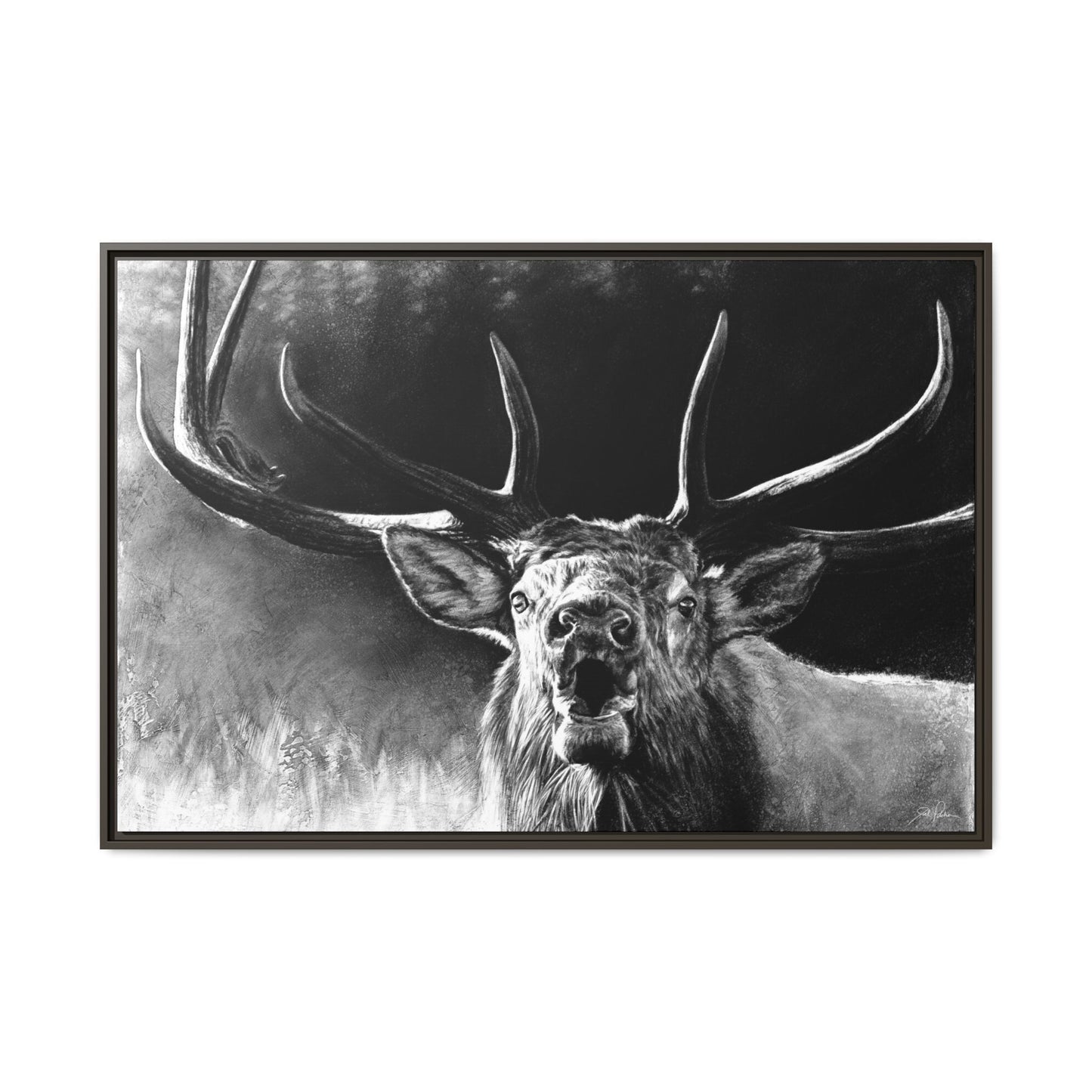 "Battle Cry" Framed Canvas