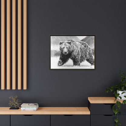 Grizzly II" Framed Canvas