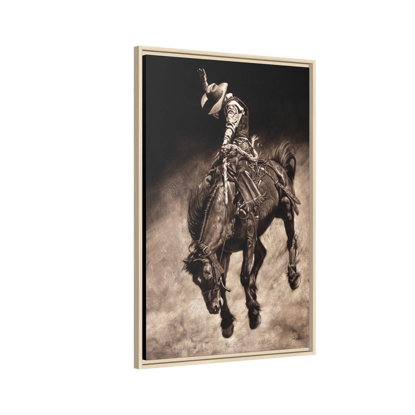 "Giddy Up" Framed Canvas