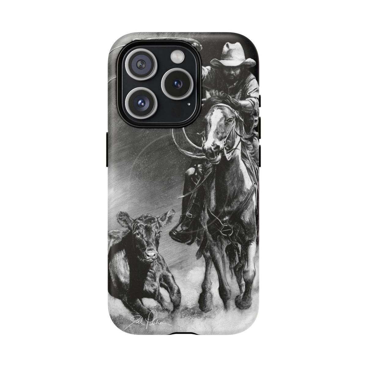"Calf Roping" Magnetic Tough Case