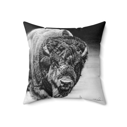 "Heavyweight Champ" Square Pillow.