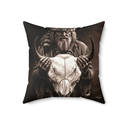 "Legends of the West" Square Pillow.