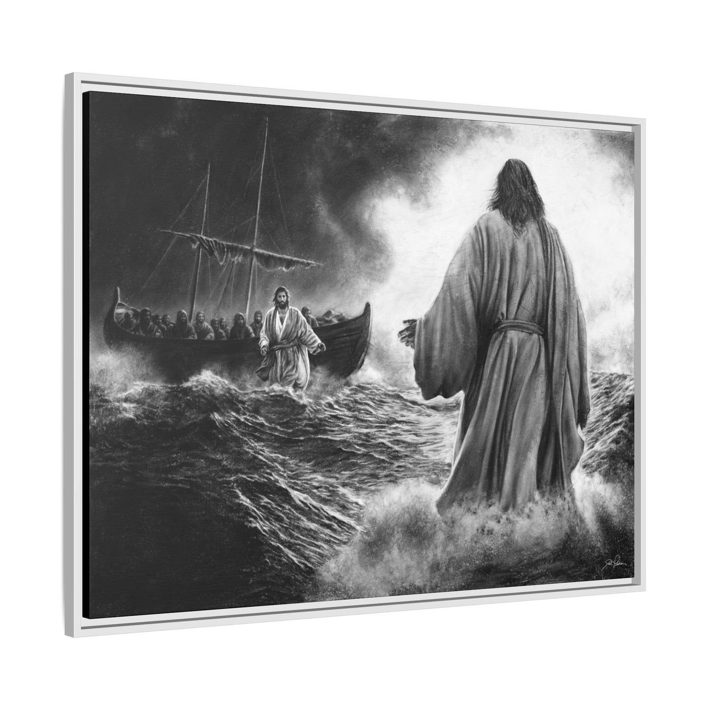 "Be Not Afraid" Framed Canvas