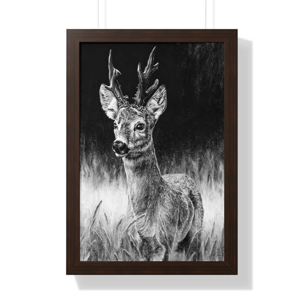 "Roe Deer" Framed Paper Print.