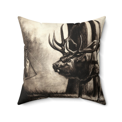 "Family Ties" Square Pillow.