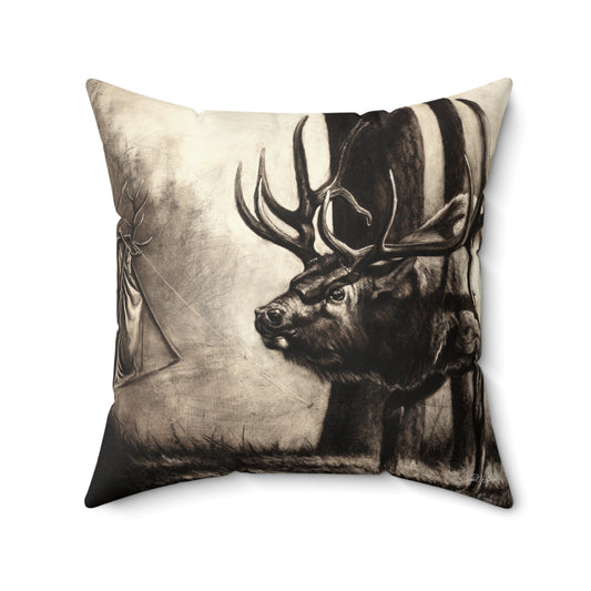 "Family Ties" Square Pillow.