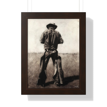 "Cowboy" Framed Paper Print