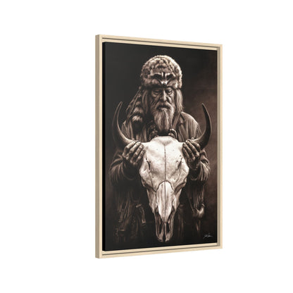 "Legends of the West" Framed Canvas