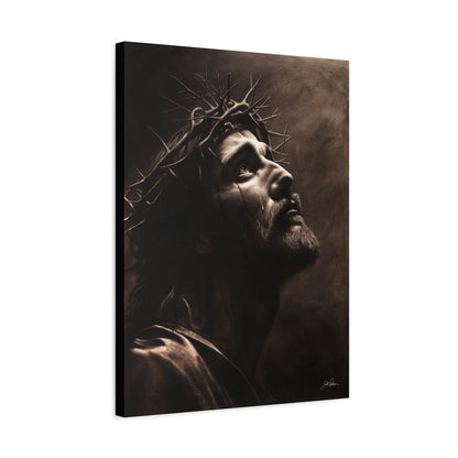 "With His Stripes We Are Healed" Stretched Canvas
