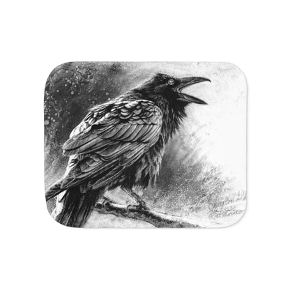 "Raven" Sherpa Blanket.