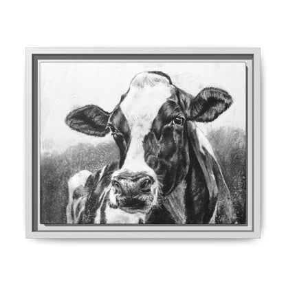 "Holstein" Framed Canvas