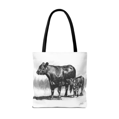 "Mama Cow & Calf" Tote Bag
