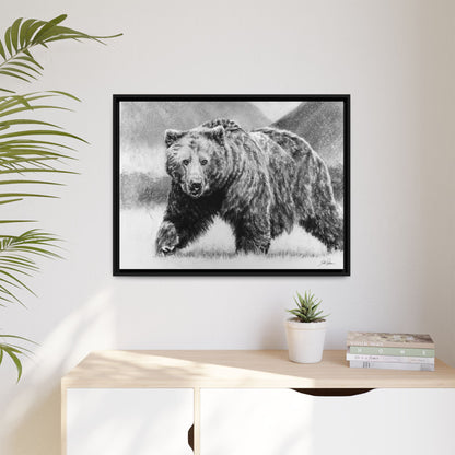 Grizzly II" Framed Canvas